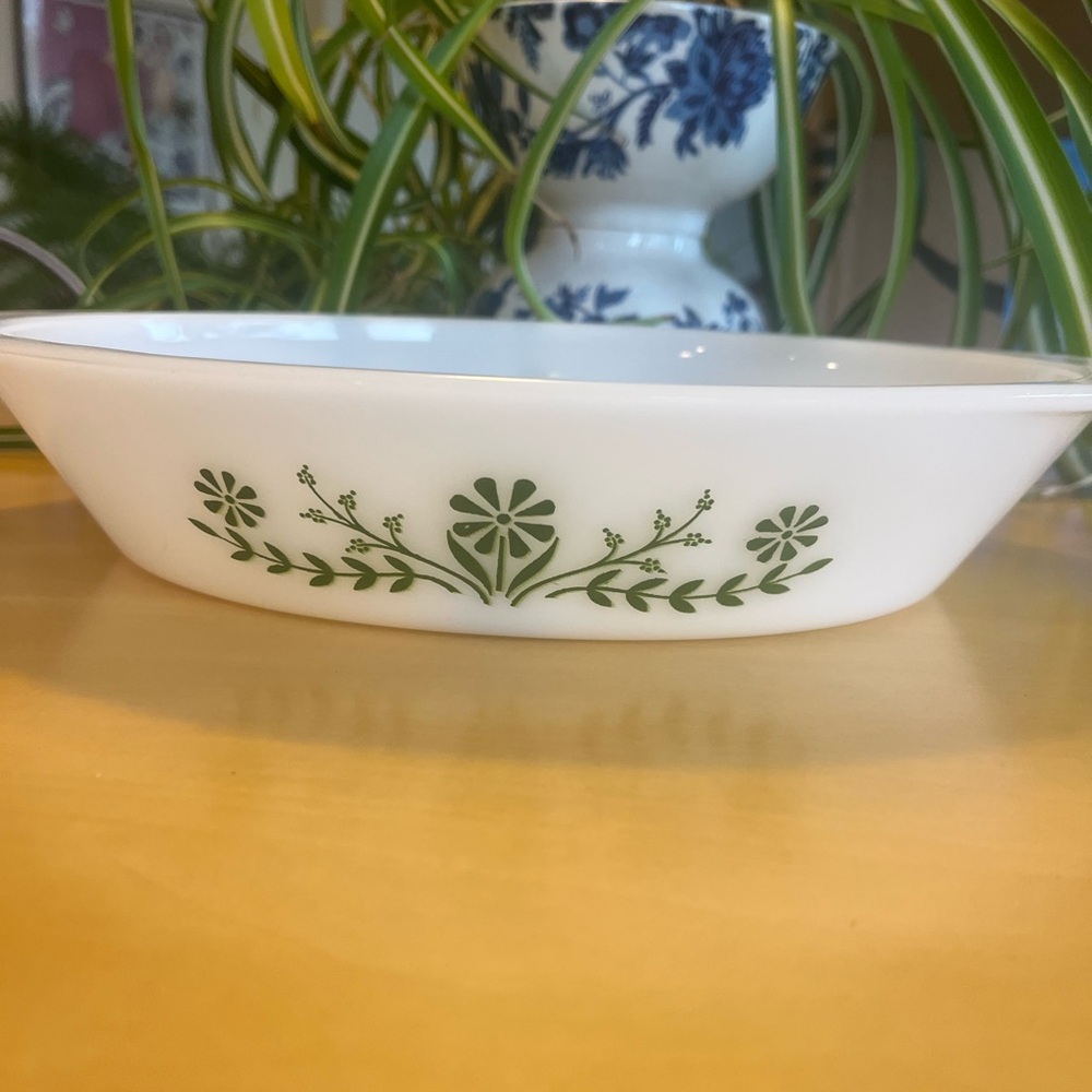 Glasbake Crazy Daisy Divided Bakeware